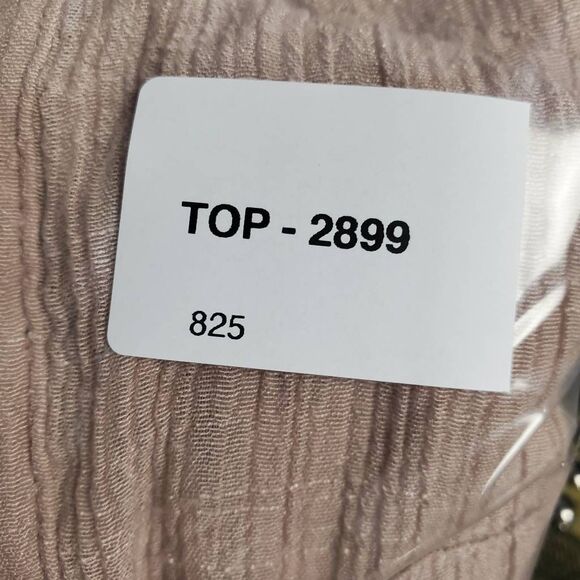 Perception Concept Mauve Roll Tab Sleeve Button Down Blouse Women’s Medium - Picture 6 of 6